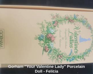 Gorham Your Valentine Lady Porcelain Doll  Felicia third image