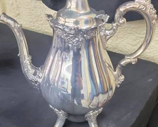 Wallace Baroque Silverplate Teapot