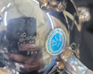 Wallace Baroque Silver Plated Creamer Pitcher second image