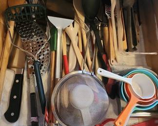 Assorted Kitchen Utensils and Gadgets