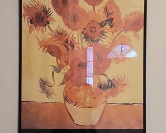 Vincent Van Gogh "Sunflowers" Print