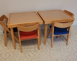 Wooden Children's Table and Chairs Set