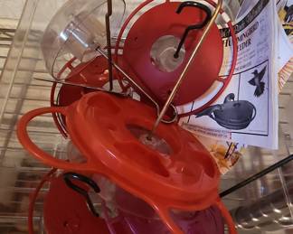 Assorted birdfeeders