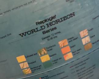 Lighted Replogle World Horizon Series Globe