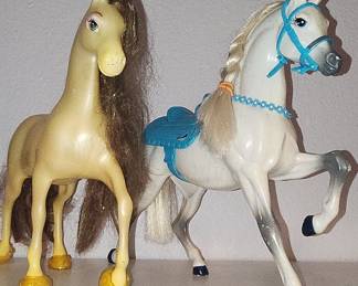 Vintage Barbie Horses with Accessories