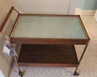 Mid-Century Modern Salton Hotray Bar Cart