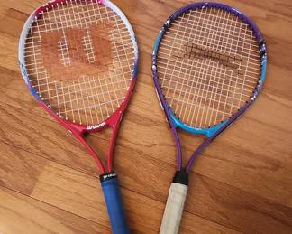 Wilson & Slazenger Tennis Rackets (Set of 2)