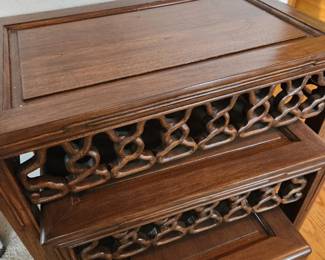 Rosewood Vintage Chinese Nesting Tables.