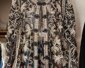 Many wonderful clothes and lots of them! Sizes 6 to 12 and some Large.