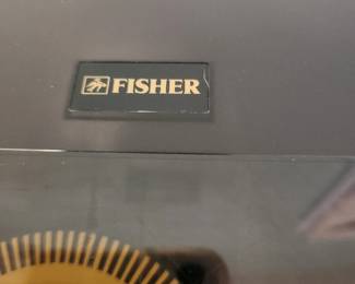 Fisher Stereo Sound System with a Turntable.