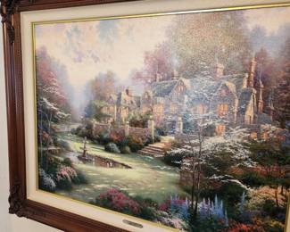 'Gardens Beyond Spring Gate' III - Thomas Kinkade.