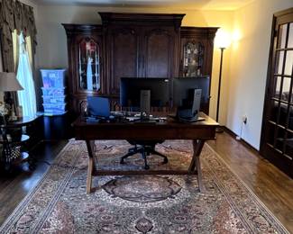 Cross Legged Wood Desk