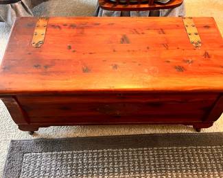 Cedar Chest with Copper Hardware