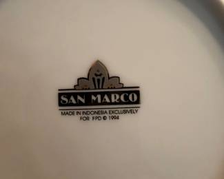 Service for 6, San Marco