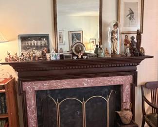 Fireplace/mantle is for sale