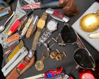 Mens Seiko Watches, Pocket Knifes, Cuff Links