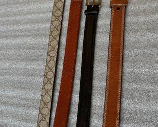 Men's Belts including Gucci Belt