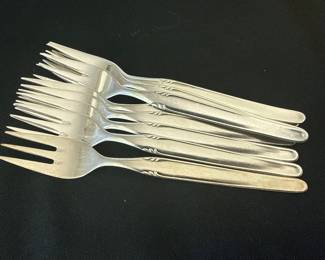 10 Silver Plate Forks