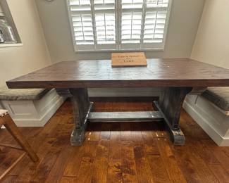 Reclaimed wood table
