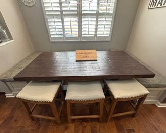 Reclaimed wood table