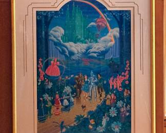 “The Wizard of Oz”
© 1989 Turner Entertainment Co.
Hand-signed in pencil
Melanie Taylor Kent
Numbered 210/500