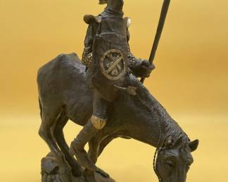 CHARLES BRAGG DON QUIXOTE BRONZE 14” Tall Limited Ed #/275 Mint Condition!