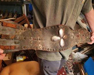 Antique motorcycle belt