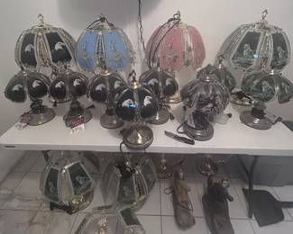 Furn Large Collection of Lamps