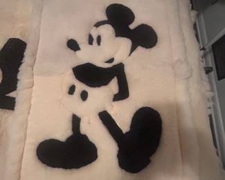 Sheepskin Micky Mouse