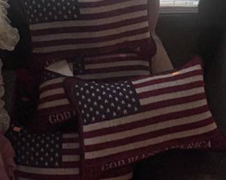 Furniture Patriotic Throw Pillows