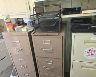 File cabinets 