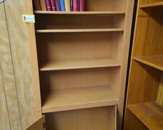 Bookcase with lower cabinet 