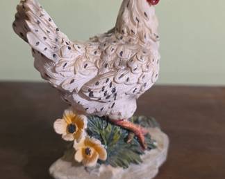 Fitz and Floyd Speckled Hen Figurine