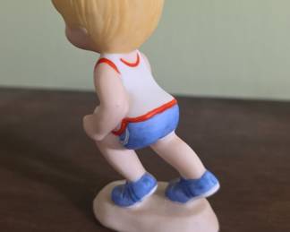 Enesco Country Cousins "Scooter Running" Figurine, 1985