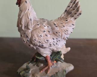 Fitz and Floyd Speckled Hen Figurine