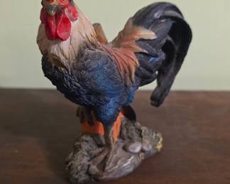 Rooster Figurine with Axe