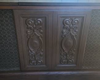 Bradford Stereophonic High Fidelity Console Record Player and Radio