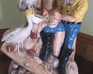 Apsit Bros. of California Nautical Fisherman Lamp