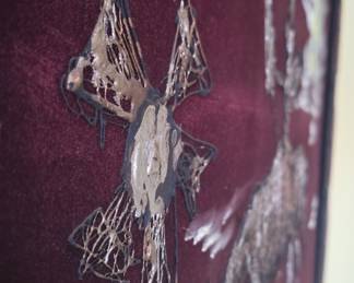 Vintage Don Quixote Black Velvet Painting