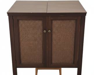 Vintage Sewing Machine Cabinet with Signature Sewing Machine