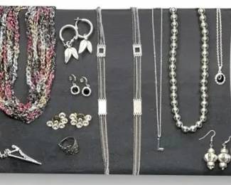 Assorted Fashion Jewelry Collection with Sterling Silver Ring