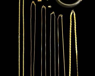 Collection of 14k Yellow Gold Jewelry