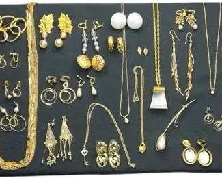 Vintage Costume Jewelry Featuring Trifari, Napier, Emmons, and Park Lane Pieces