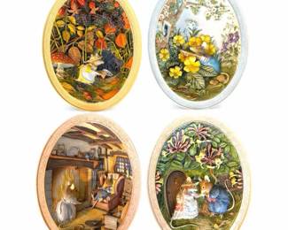 Brambly Hedge A Visit to Brambly Hedge Collector Plate Set