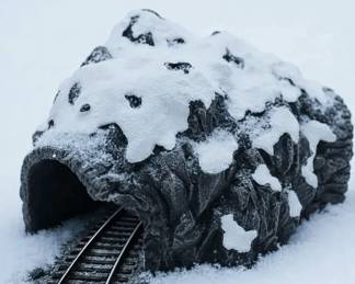Hawthorne Village Rocky Mountain Tunnel  Original Packaging