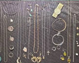 Sterling Silver 925 Chains, Necklaces, Earrings, Rings, Charms And More