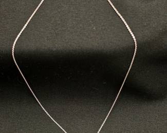 . 925 and Diamond with chain included