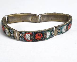 Vintage Italian micro-mosaic bracelet