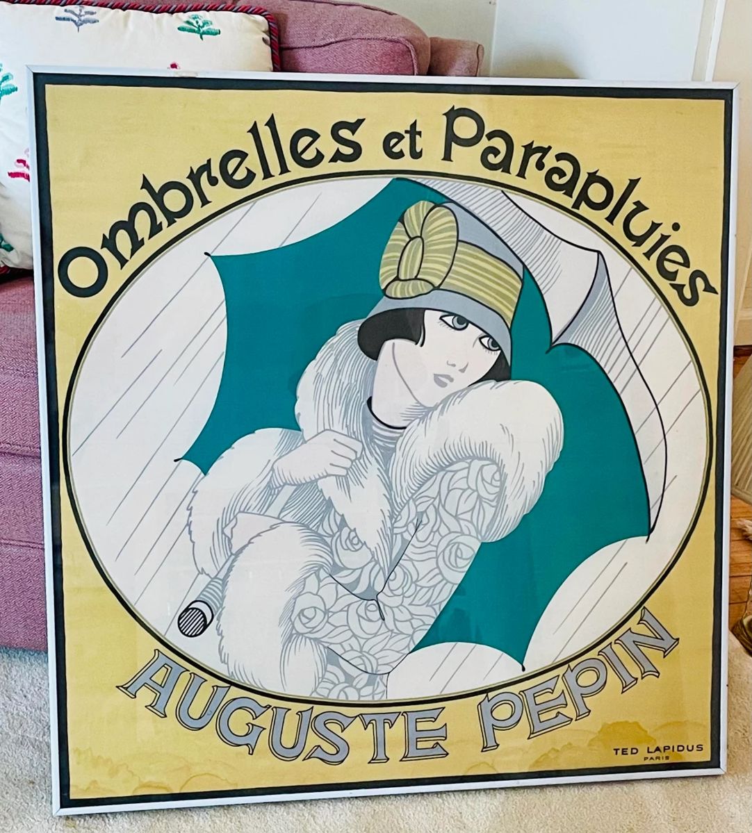 Art Deco Advertisement - Ted Lapidus Luxury Brand - Paris