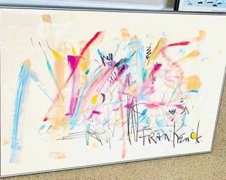 Fran Kende - "Firecracker" - Oil on Paper